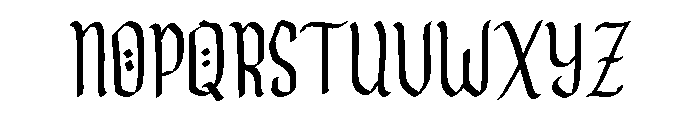 PG Black Letter Font UPPERCASE