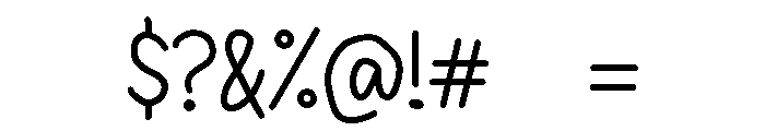 PG Blind Justice Font OTHER CHARS