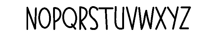 PG Blind Justice Font UPPERCASE
