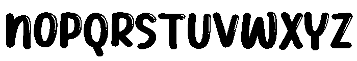 PG Bloom Shine Font UPPERCASE