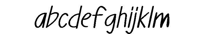 PG Bloomelia Slanted FONT