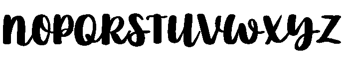PG Bloomella Regular Font UPPERCASE
