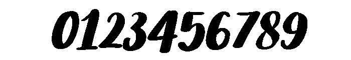 PG Bloomella Slanted Font OTHER CHARS