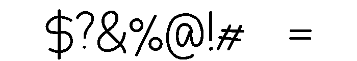 PG Bloomie Regular Font OTHER CHARS