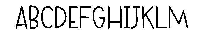 PG Bloomie Regular Font UPPERCASE