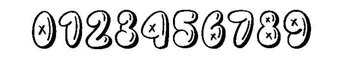 PG Blooming Regular Font OTHER CHARS