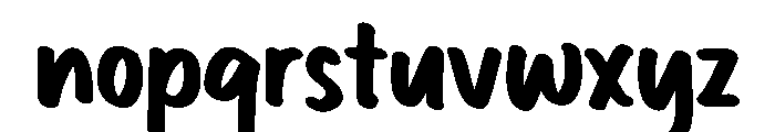 PG Bloomkins Font LOWERCASE