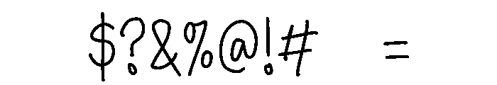PG Bloomline Font OTHER CHARS