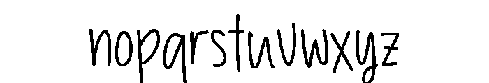 PG Bloomline Font LOWERCASE