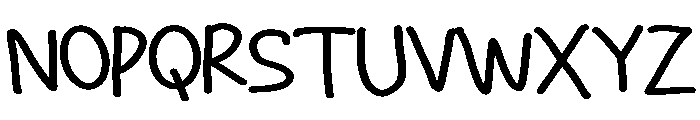 PG Blossomie Regular Font UPPERCASE