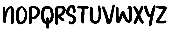 PG Blush Journal Font UPPERCASE