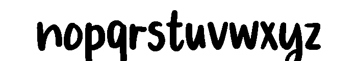 PG Blush Journal Font LOWERCASE