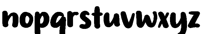 PG Boldira Font LOWERCASE