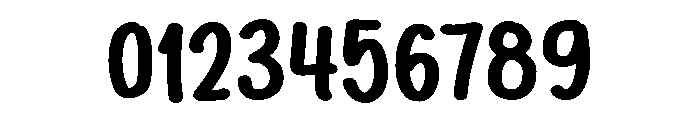 PG Bounce Brush Font OTHER CHARS