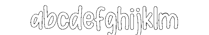 PG Branded Outline FONT