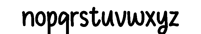 PG Branded Regular Font LOWERCASE