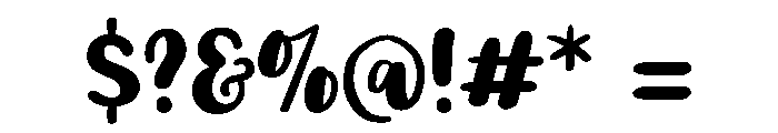 PG Brownies Regular Font OTHER CHARS