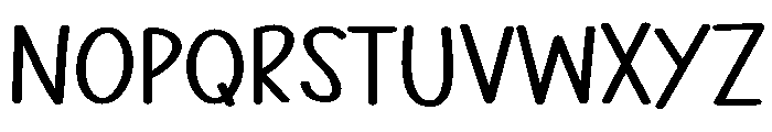 PG Brusella Font UPPERCASE