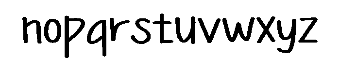PG Brusella Font LOWERCASE