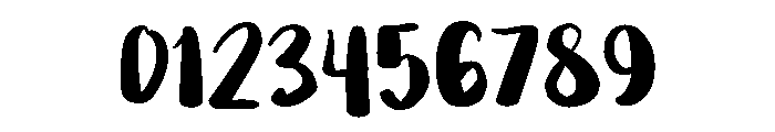 PG Brushed Habbit Font OTHER CHARS