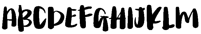 PG Brushed Habbit FONT