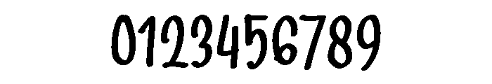 PG Brushy Bloom Font OTHER CHARS