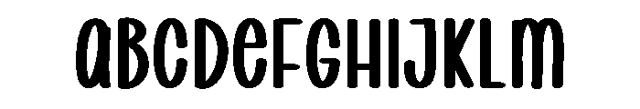 PG Burger Sliced Regular Font UPPERCASE