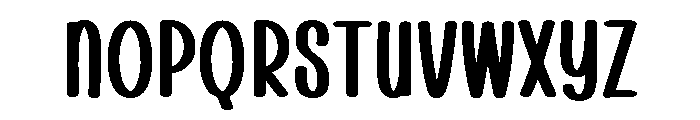 PG Burger Sliced Regular Font UPPERCASE