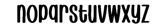 PG Burger Sliced Regular Font LOWERCASE