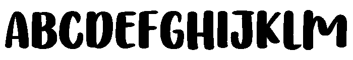 PG Butter Scotch Regular Font UPPERCASE
