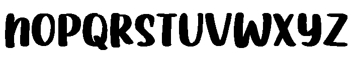 PG Butter Scotch Regular Font UPPERCASE