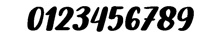 PG Butter Scotch Slanted Font OTHER CHARS