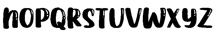 PG Butter Shine Regular Font UPPERCASE