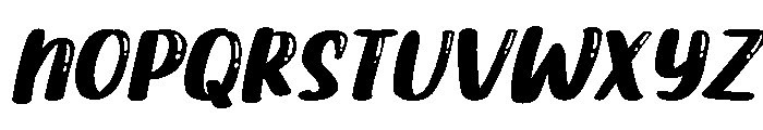 PG Butter Shine Slanted Font UPPERCASE