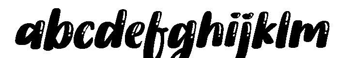 PG Butter Shine Slanted FONT