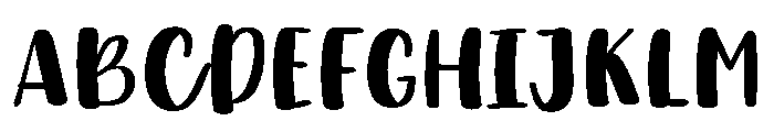 PG California Regular Font UPPERCASE