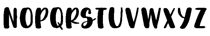 PG California Regular Font UPPERCASE