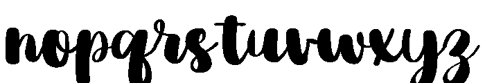PG California Regular Font LOWERCASE
