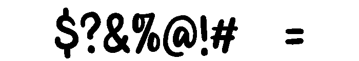 PG Calistia Font OTHER CHARS