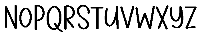 PG Callisia Regular Font UPPERCASE