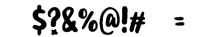 PG Calmline Font OTHER CHARS