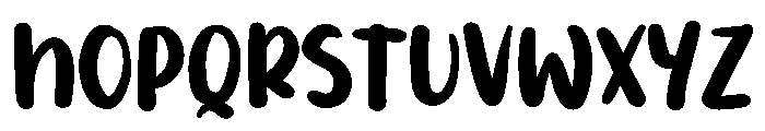 PG Calmline Font UPPERCASE