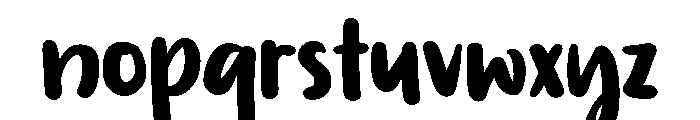 PG Calmline Font LOWERCASE