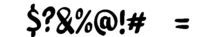 PG Camelia Regular Font OTHER CHARS