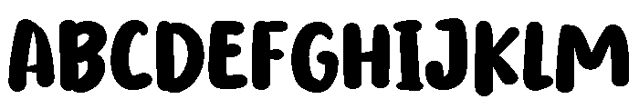 PG Chubblin Font UPPERCASE