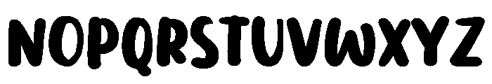 PG Chubblin Font UPPERCASE