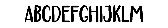 PG Clovers Regular Font UPPERCASE