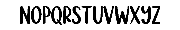 PG Clovers Regular Font UPPERCASE