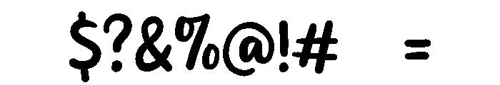 PG Coffe Breaks Font OTHER CHARS