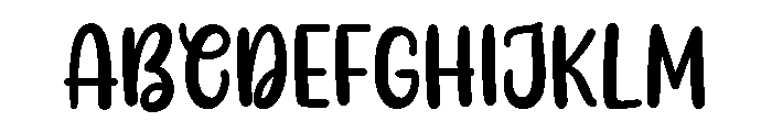 PG Coffe Breaks Font UPPERCASE